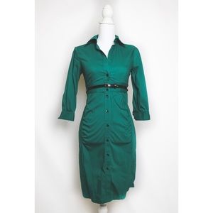 Express Button Down Dress